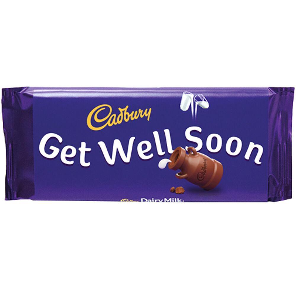 Cadbury's Milk Chocolate - Get Well Soon - TwoBeeps.co.uk