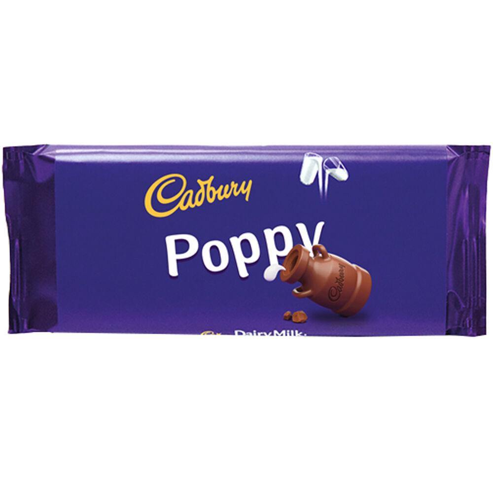 Cadbury's Milk Chocolate - Poppy - TwoBeeps.co.uk