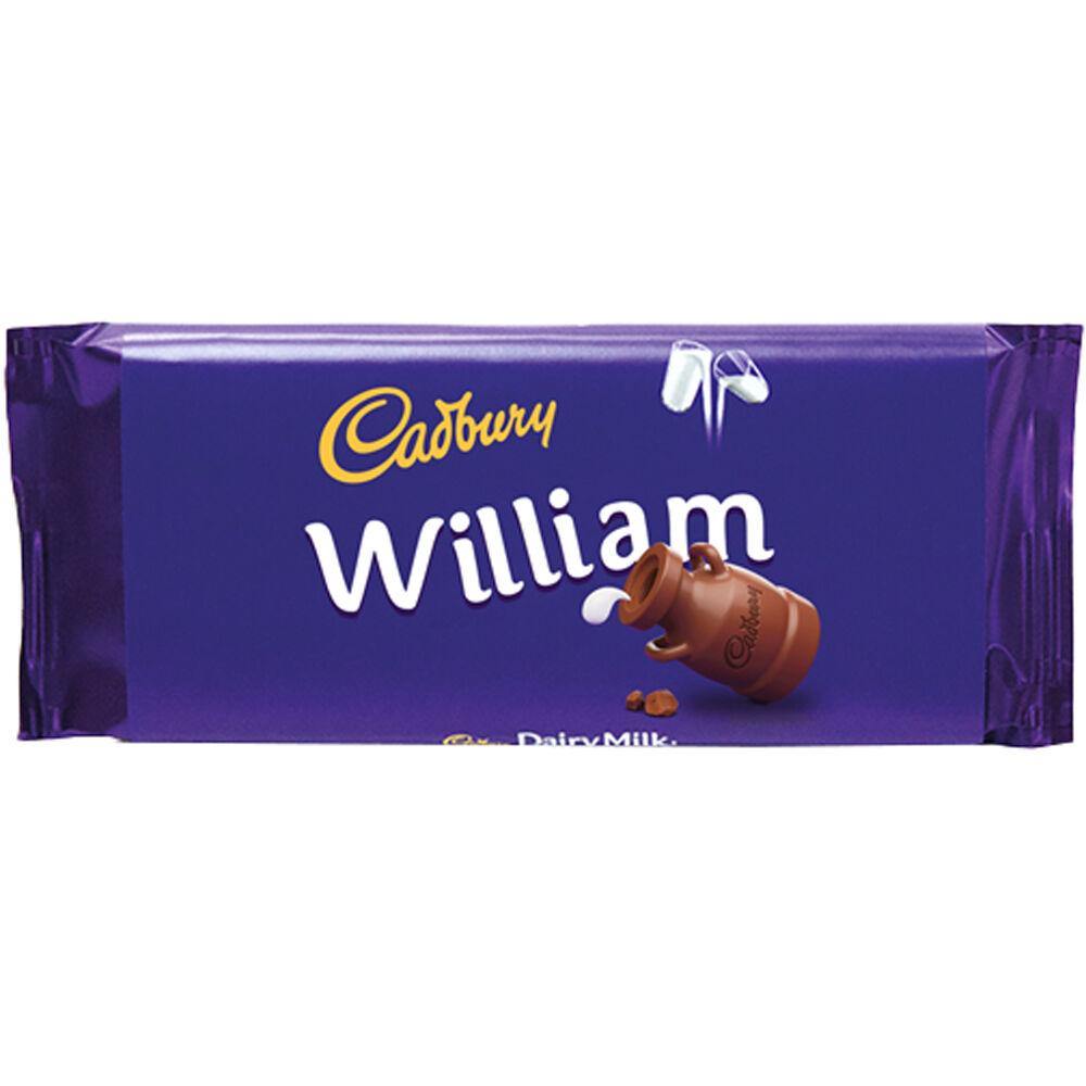 Cadbury's Milk Chocolate - William - TwoBeeps.co.uk