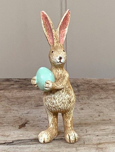 Standing Easter Bunny Ornament - 14cm - TwoBeeps.co.uk