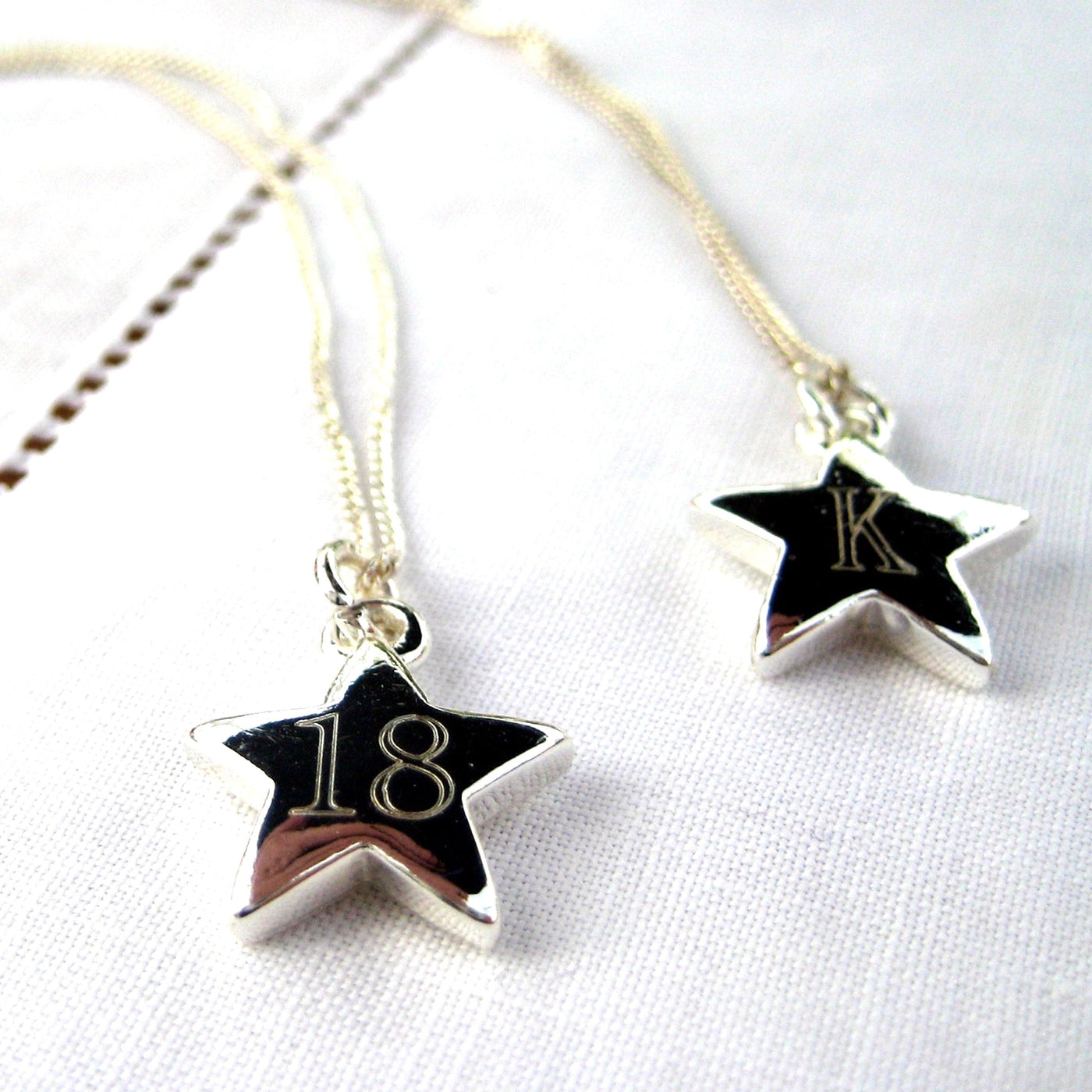 Personalised Star Charm Necklace