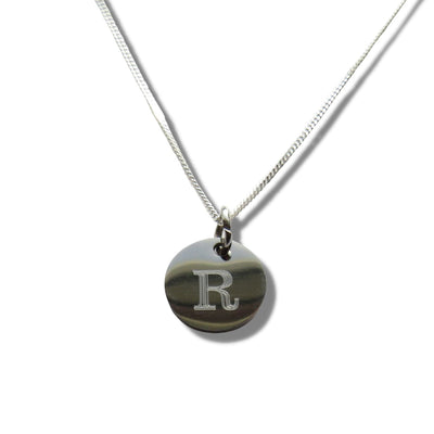 Personalised Silver Mini Disc Necklace