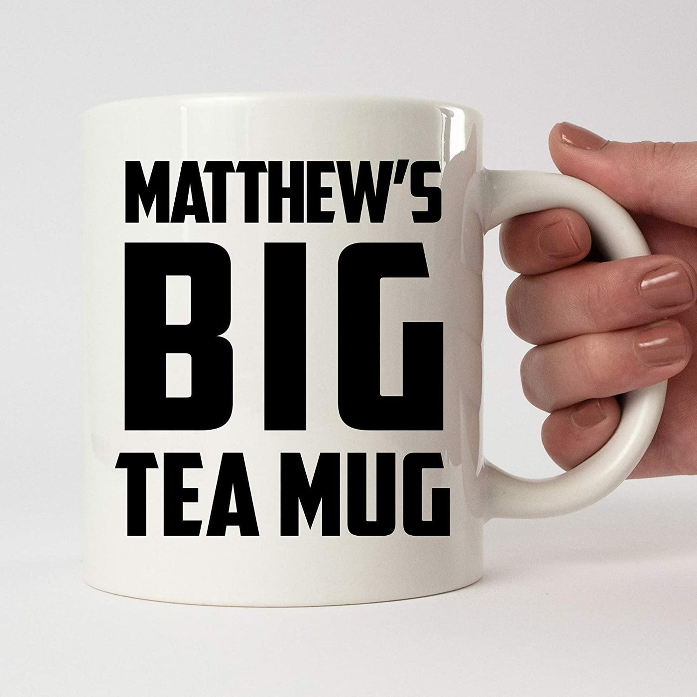 Personalised Big Tea Mug 20oz / 1 Pint - TwoBeeps.co.uk