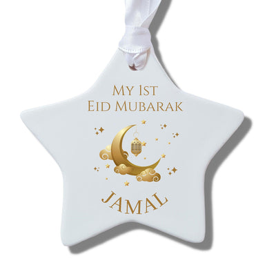 Personalised My 1st Eid Baby Ceramic Decoration
