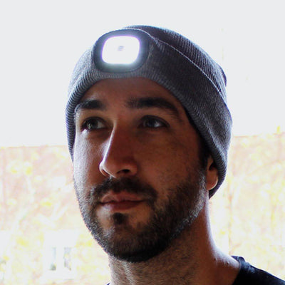 Rechargeable LED Beanie Hat - TwoBeeps.co.uk