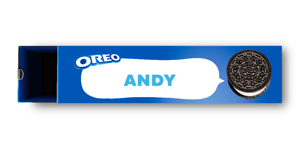 Personalised Box of Oreo's - Andy