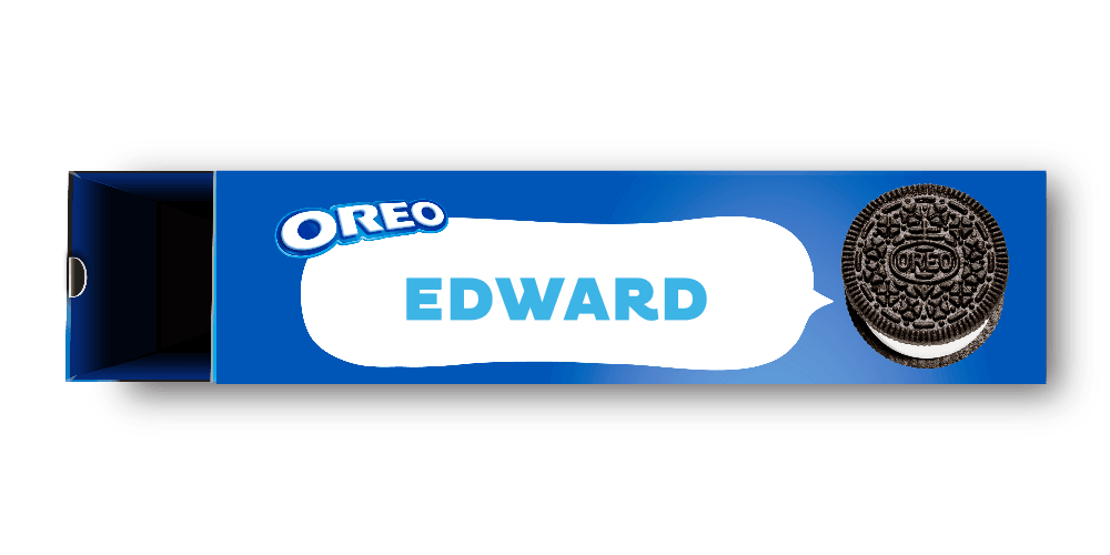 Personalised Box of Oreo's - Edward