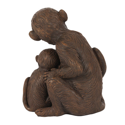 Monkey Mother and Baby Ornament - TwoBeeps.co.uk