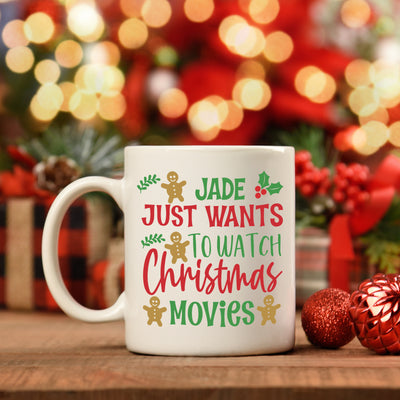 Personalised Christmas Movie Mug - 11oz - TwoBeeps.co.uk