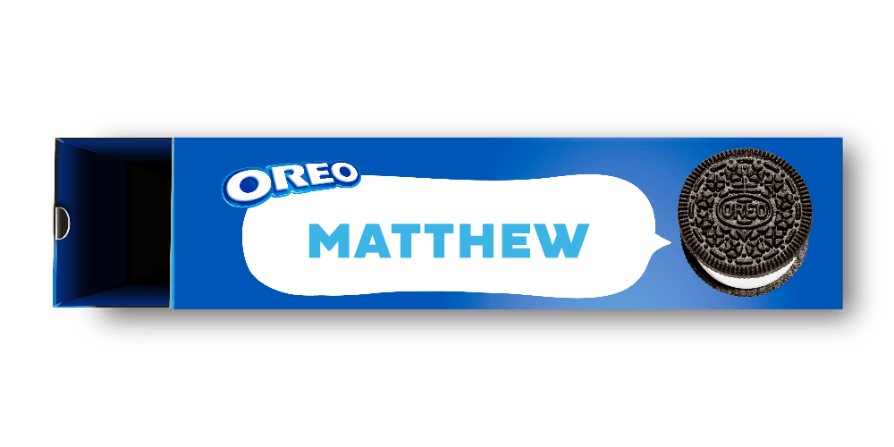 Personalised Box of Oreo's - Matthew
