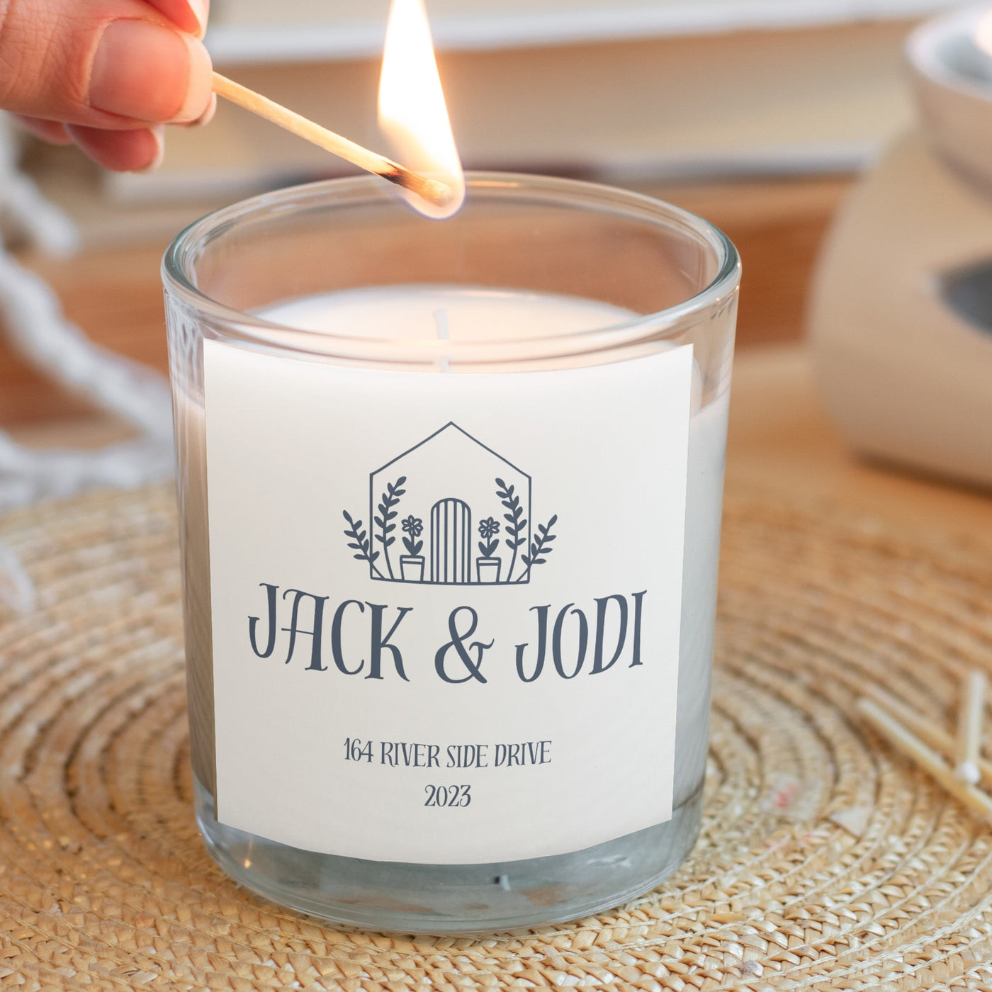 Personalised Little Home Candle