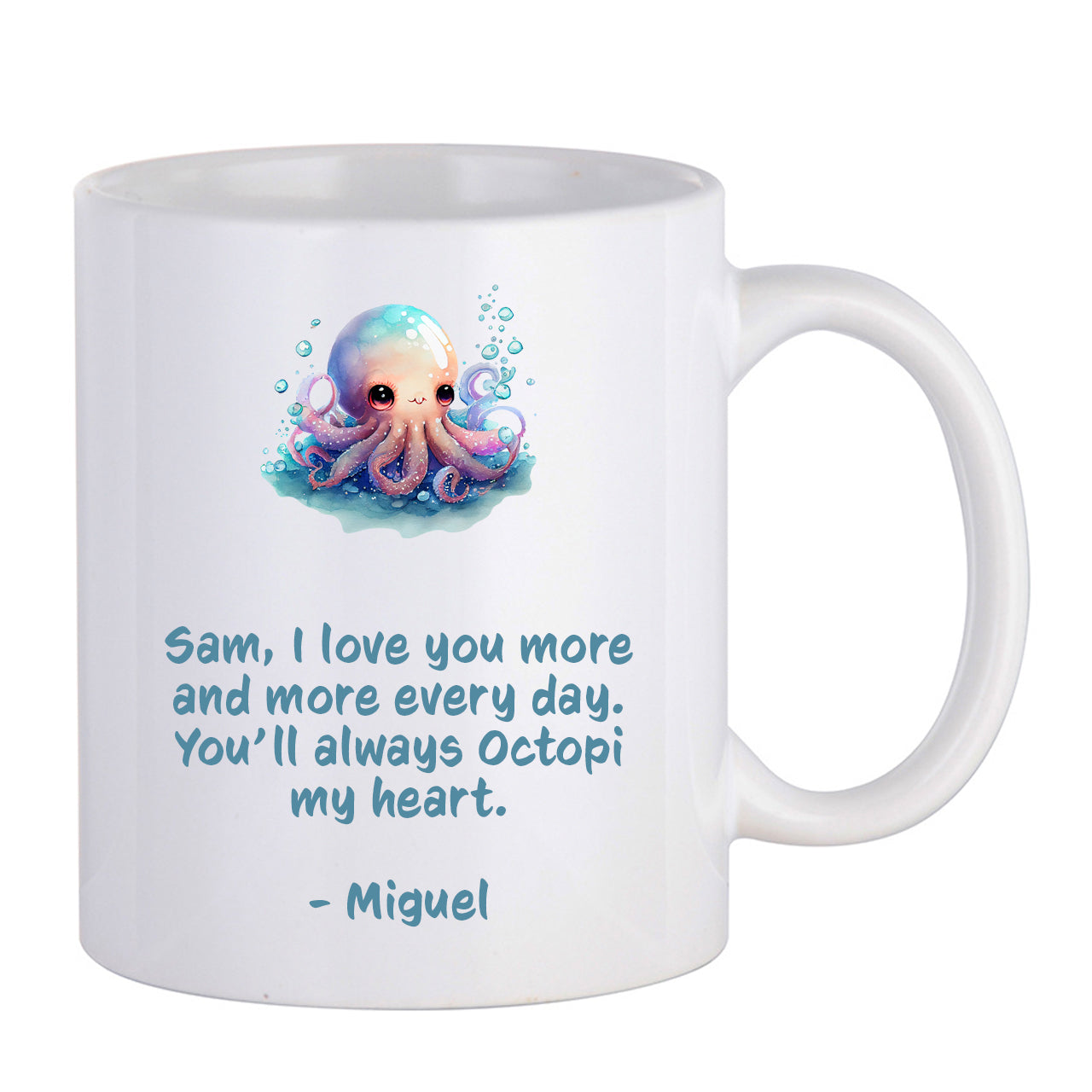 Personalised You Octopi my Heart - Octopus Mug