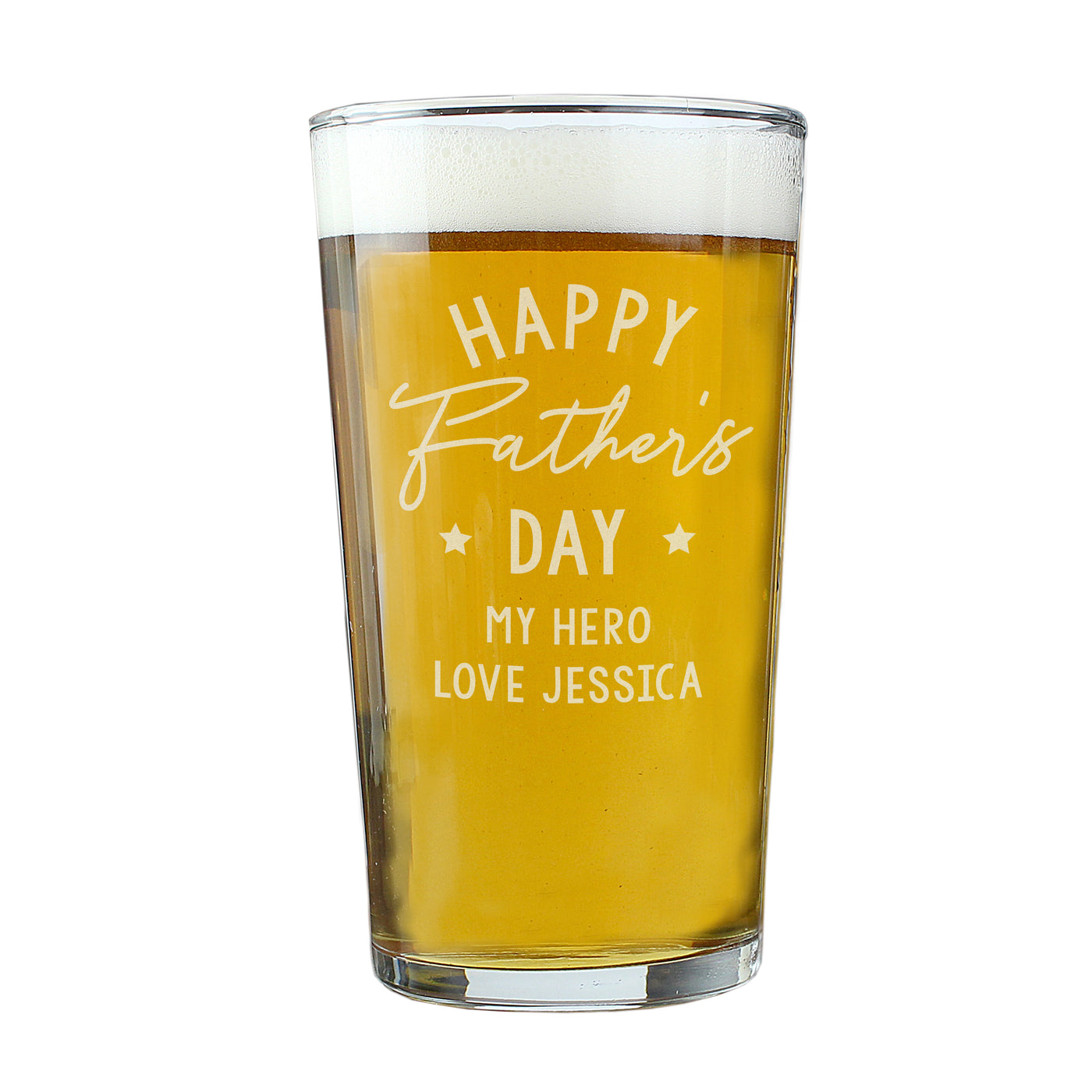Personalised Time For A Reinbeer Pint Glass