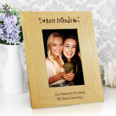 Personalised Any Message 10x8 Silver Photo Frame