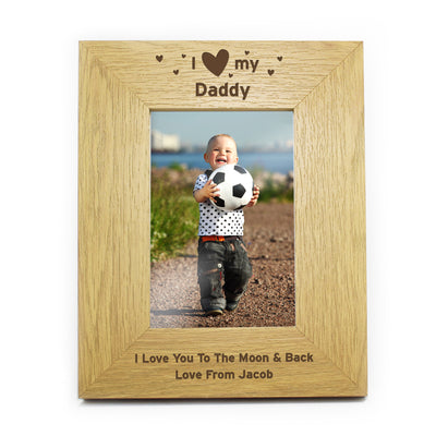 Personalised Always & Forever 10x8 Silver Photo Frame