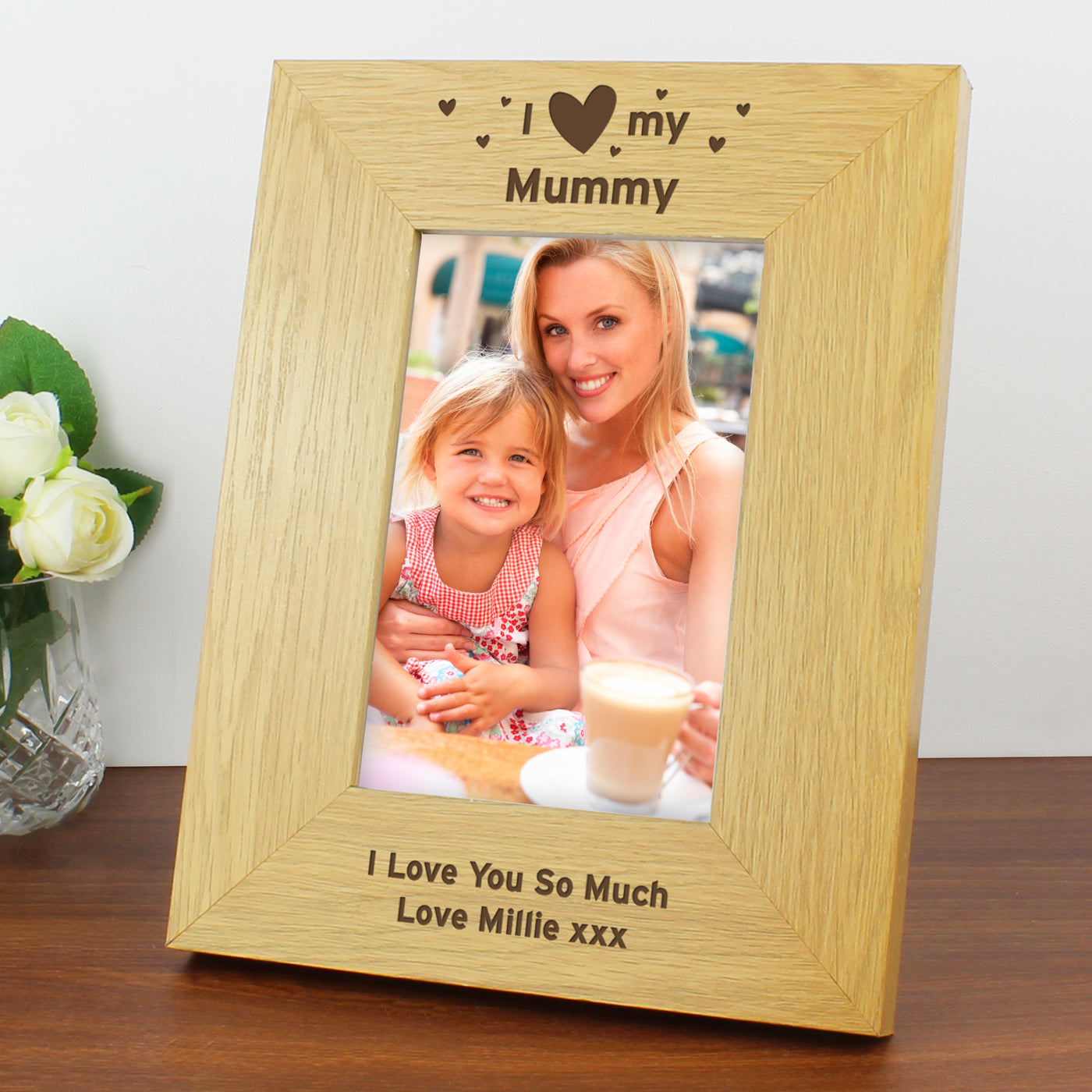 Personalised Always & Forever 10x8 Silver Photo Frame