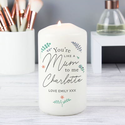 Personalised Festive Christmas Scented Jar Candle