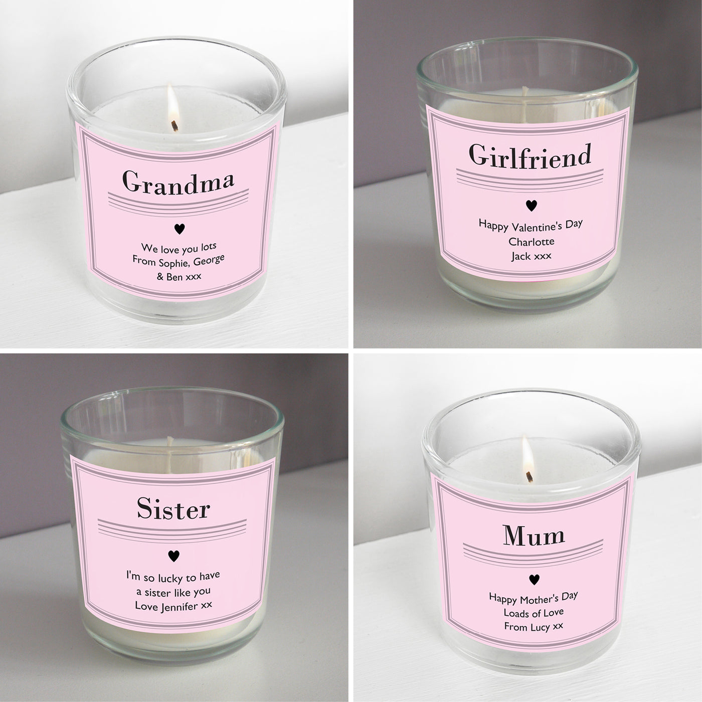 Personalised Me to You Godmother Pillar Candle