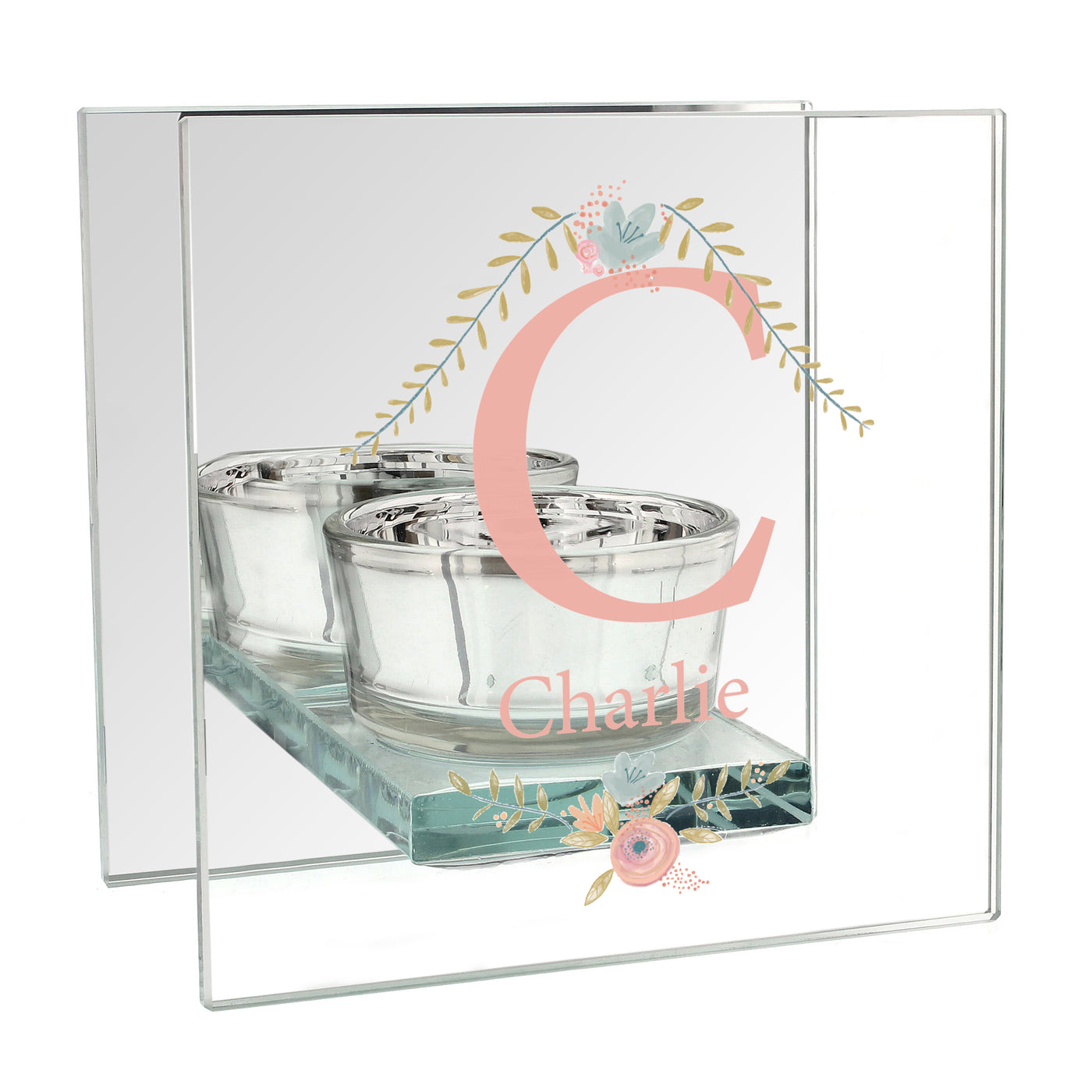 Personalised '1st Christmas' Mouse White 6x4 Photo Frame