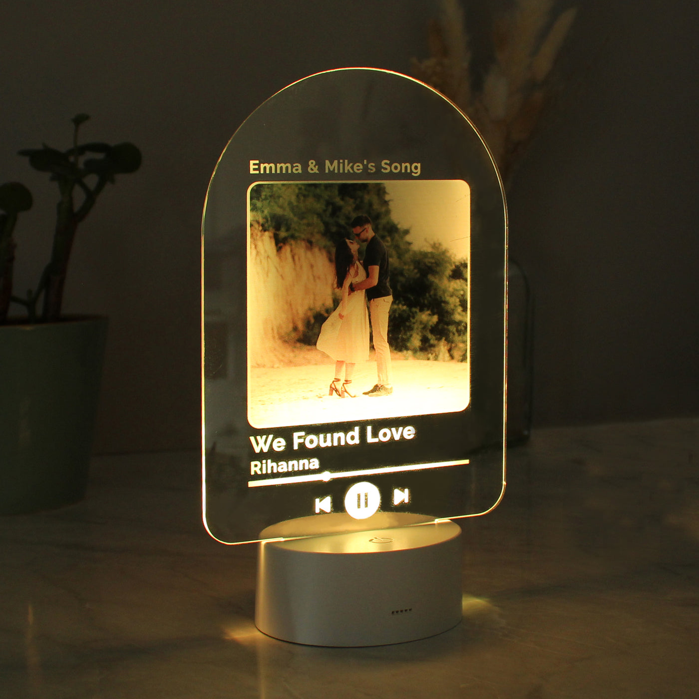 Personalised Any Song LED Colour Changing Light