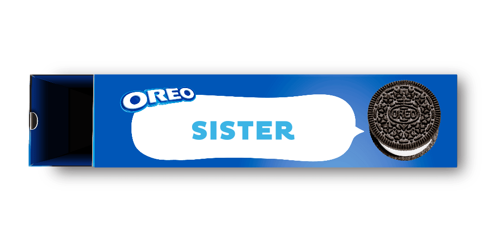 Personalised Box of Oreo's - Sister