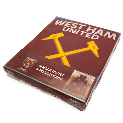 West Ham United FC Single Duvet Set PC