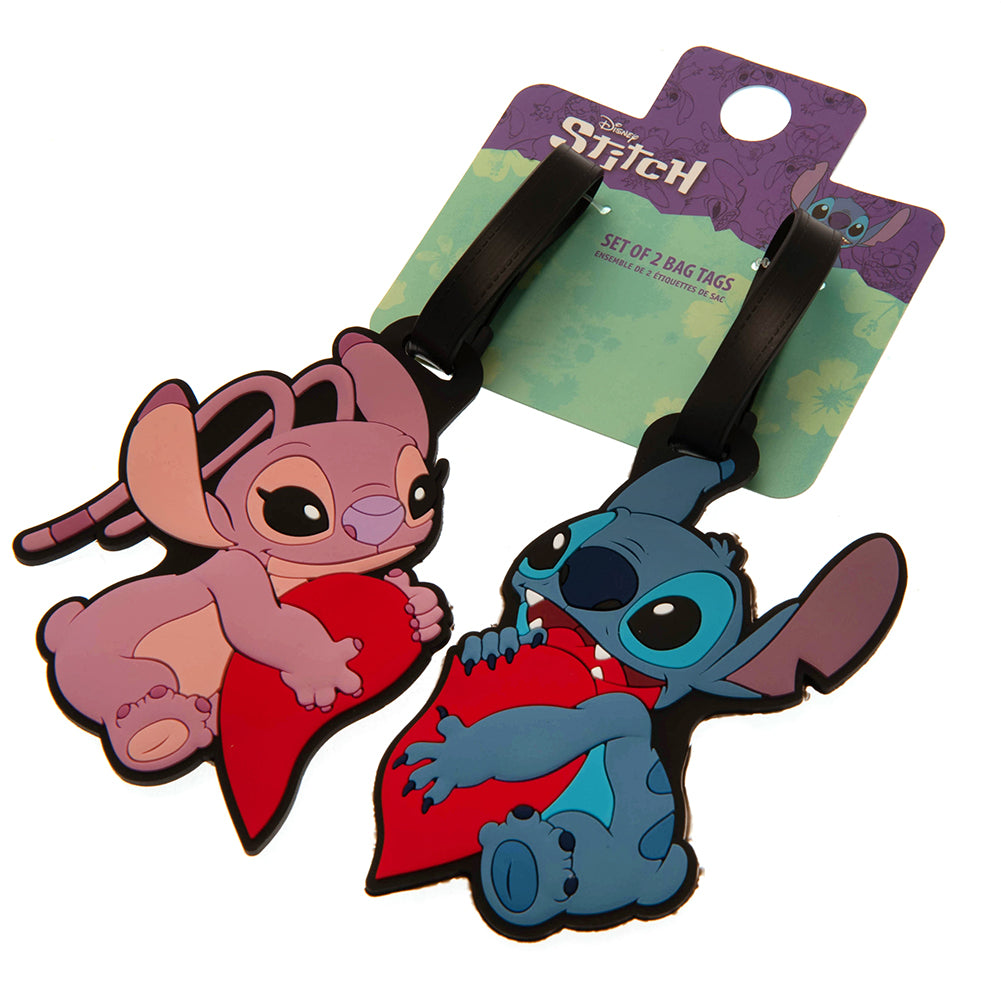 Lilo and Stitch Luggage Tags Hearts