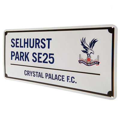 Crystal Palace FC Street Sign BW