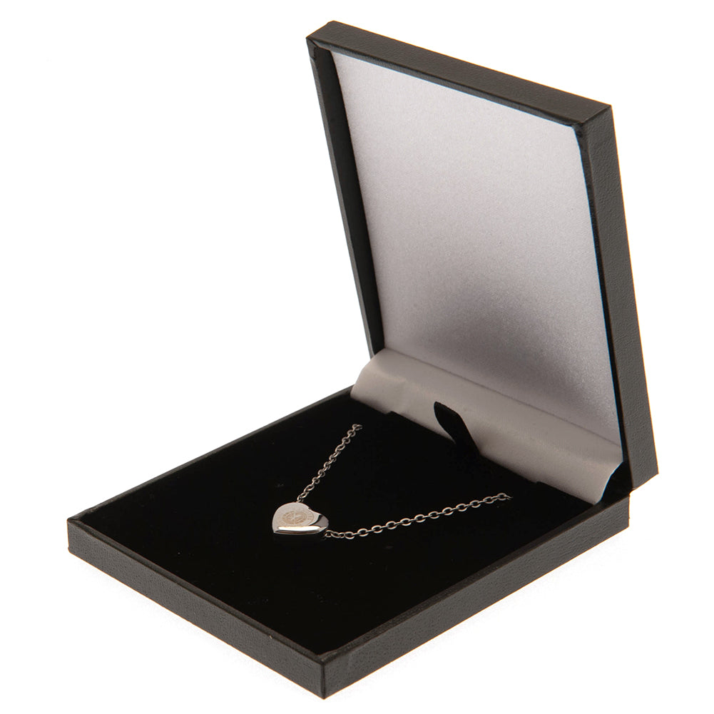 Rangers FC Stainless Steel Heart Necklace