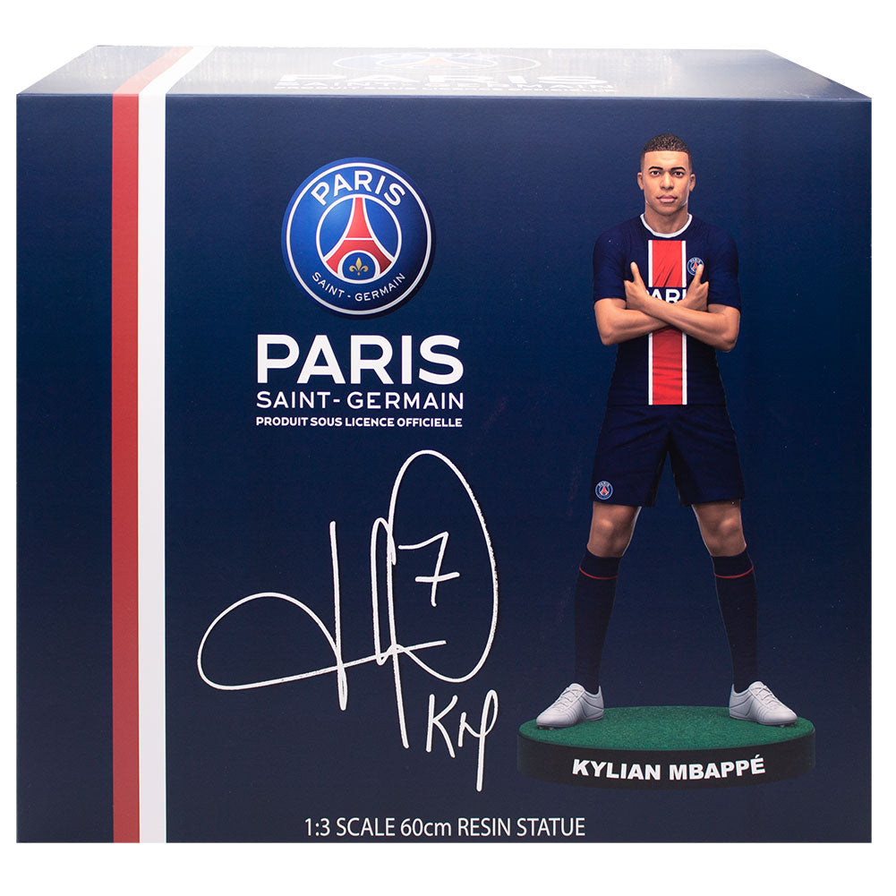 Paris Saint Germain FC Football's Finest Kylian Mbappe Premium Statue