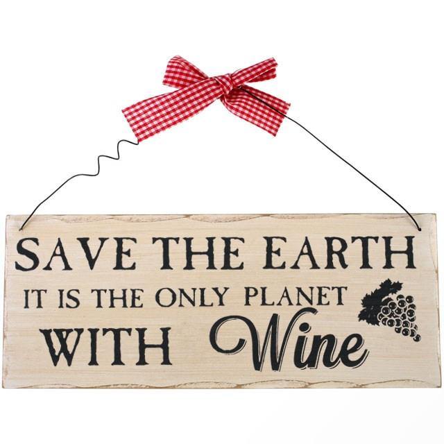 Save the Earth - Hanging Sign - TwoBeeps.co.uk