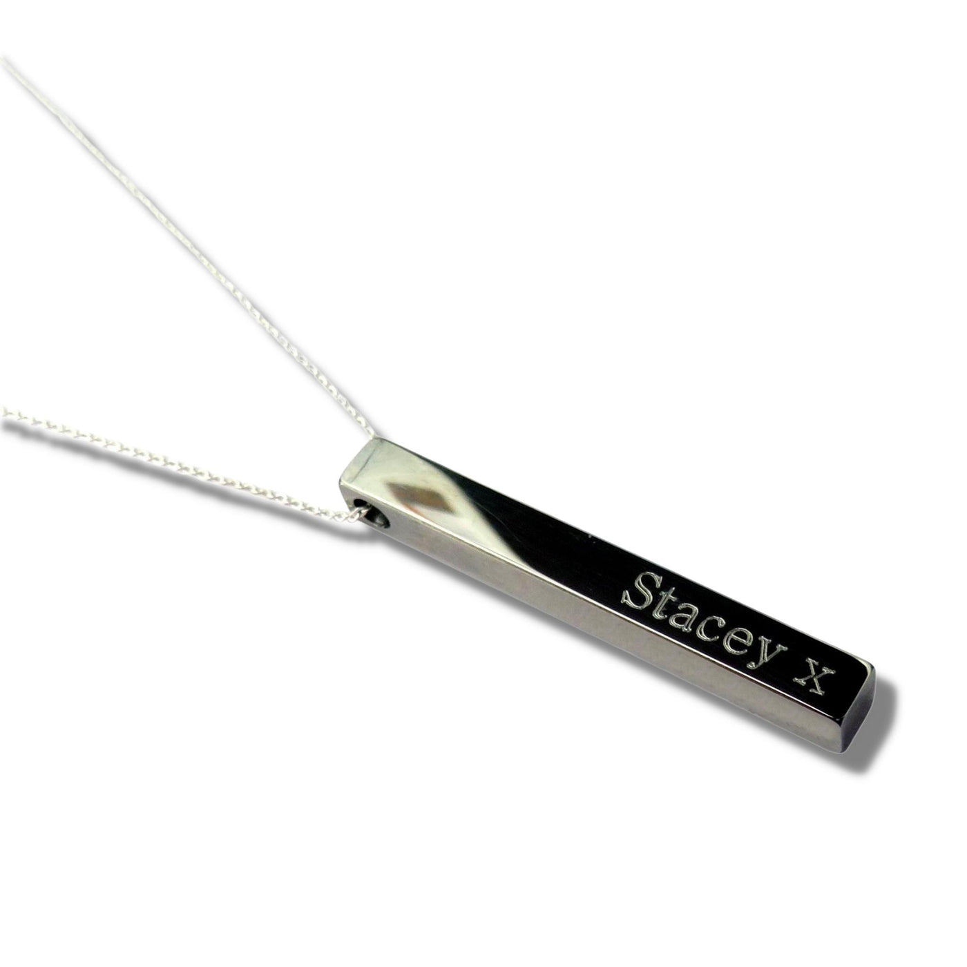 Personalised Wide Bar Necklace