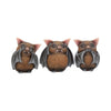 Three Wise Bats 8.5cm Ornament