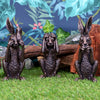 Three Wise Hares 14cm Ornament