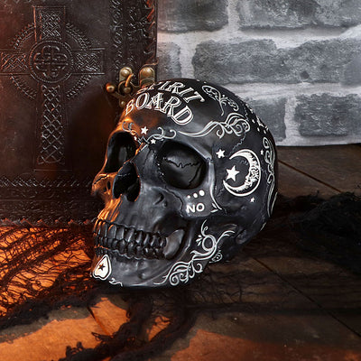 Spirit Board Skull 20cm Ornament
