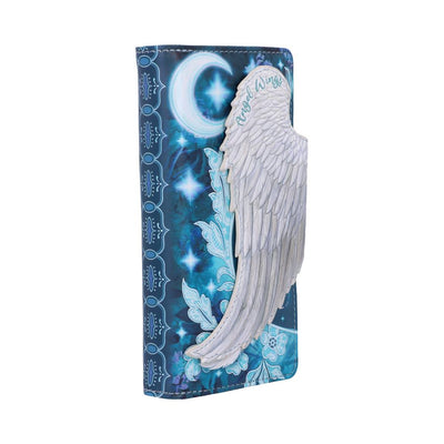 Angel Wings Embossed Purse 18.5cm