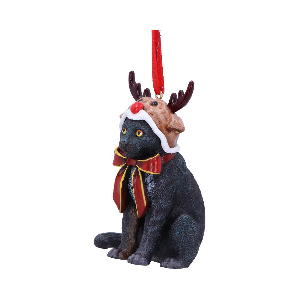 Reindeer Cat Hanging Ornament (LP) 9cm