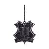 Harry Potter Hogwarts Crest (Silver) Hanging Ornament 6cm