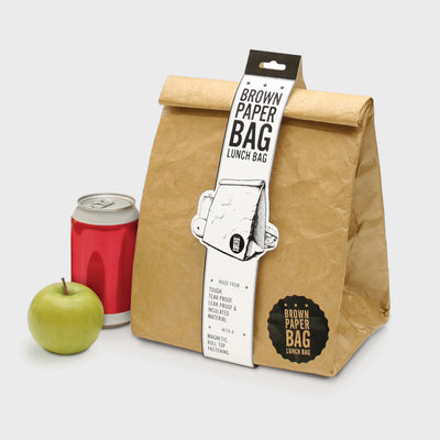 Brown Paper Bag Insulated Lunch Bag - TwoBeeps.co.uk