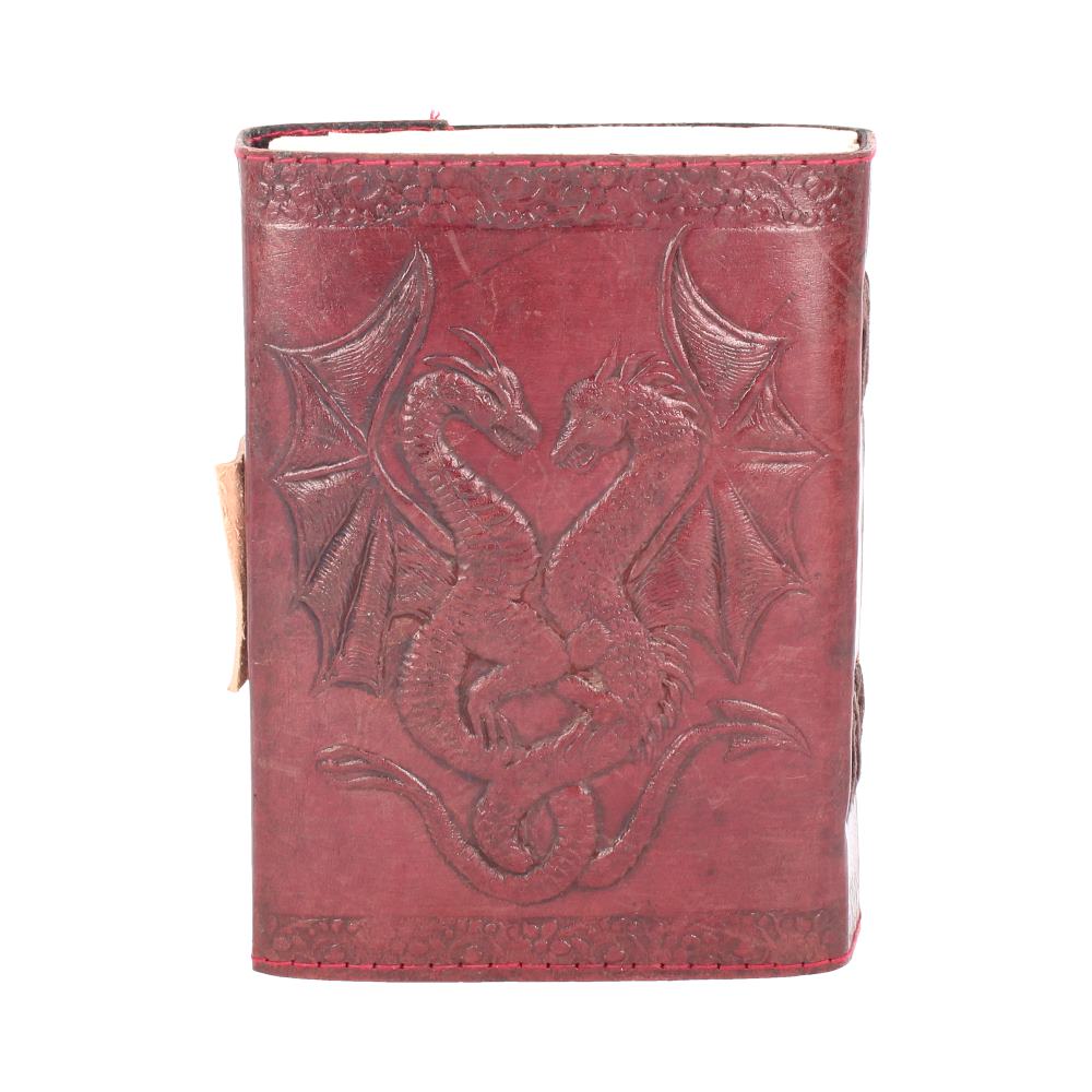 Double Dragon Leather Embossed Journal & Lock