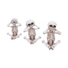 Three Wise Skellywags 13cm (Set of 3) Ornament