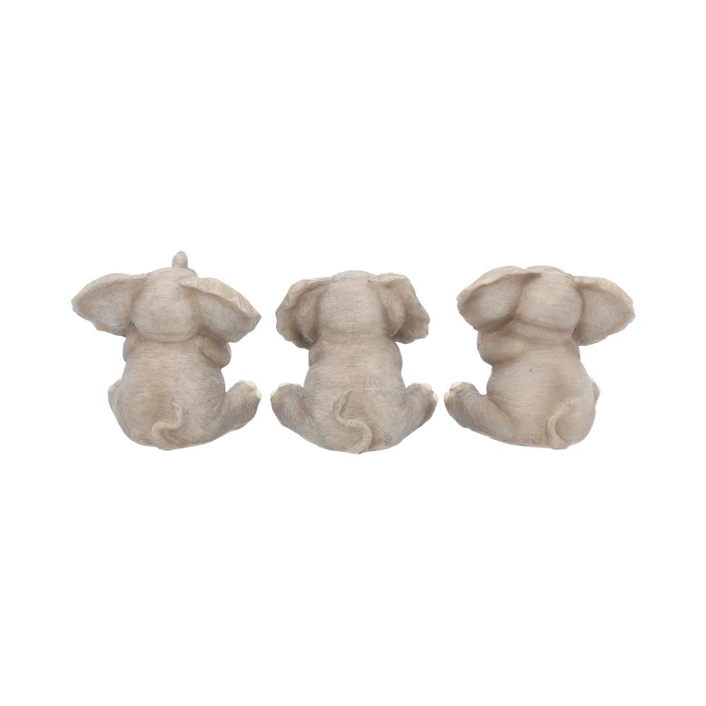 Three Baby Elephants 8cm Ornament