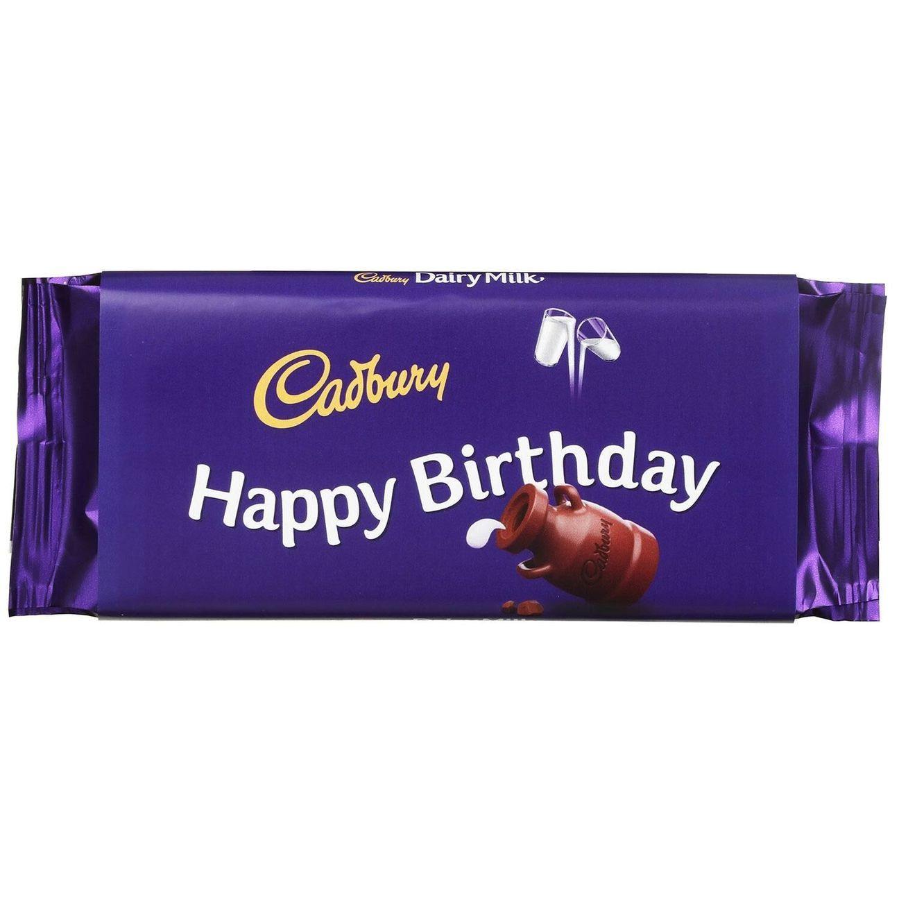 Cadbury's Milk Chocolate - Happy Birthday - TwoBeeps.co.uk