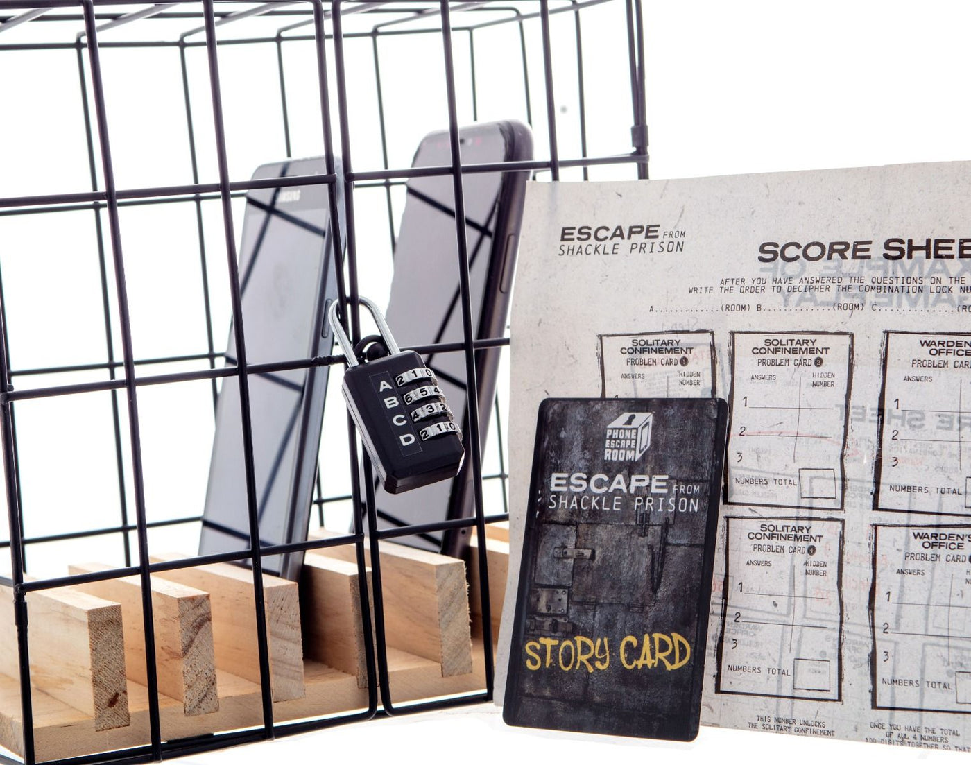 Phone Escape Room Escape Shackle Prison - Game - TwoBeeps.co.uk