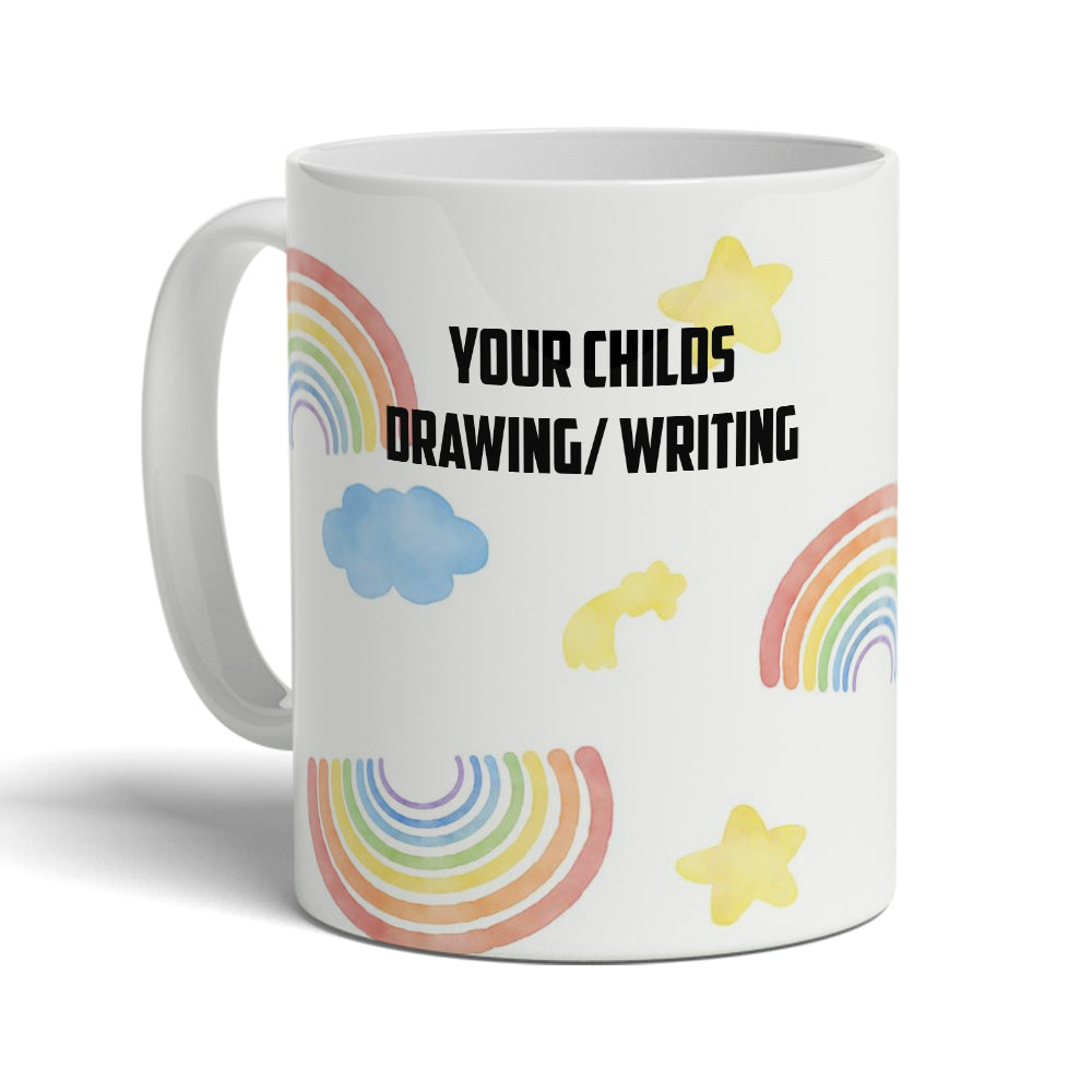 Personalised Childs Drawing Mug 11oz - TwoBeeps.co.uk