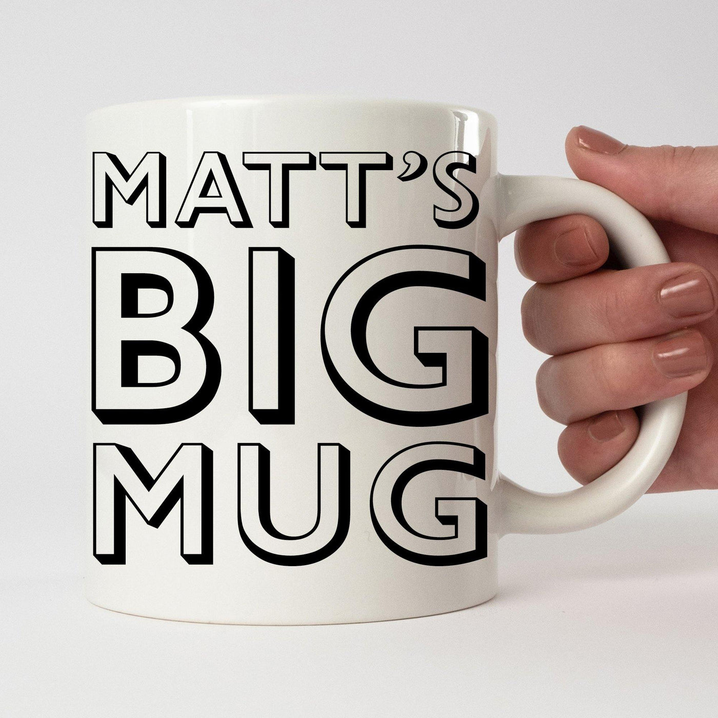 Personalised BIG Mug 20oz / 1 Pint - TwoBeeps.co.uk