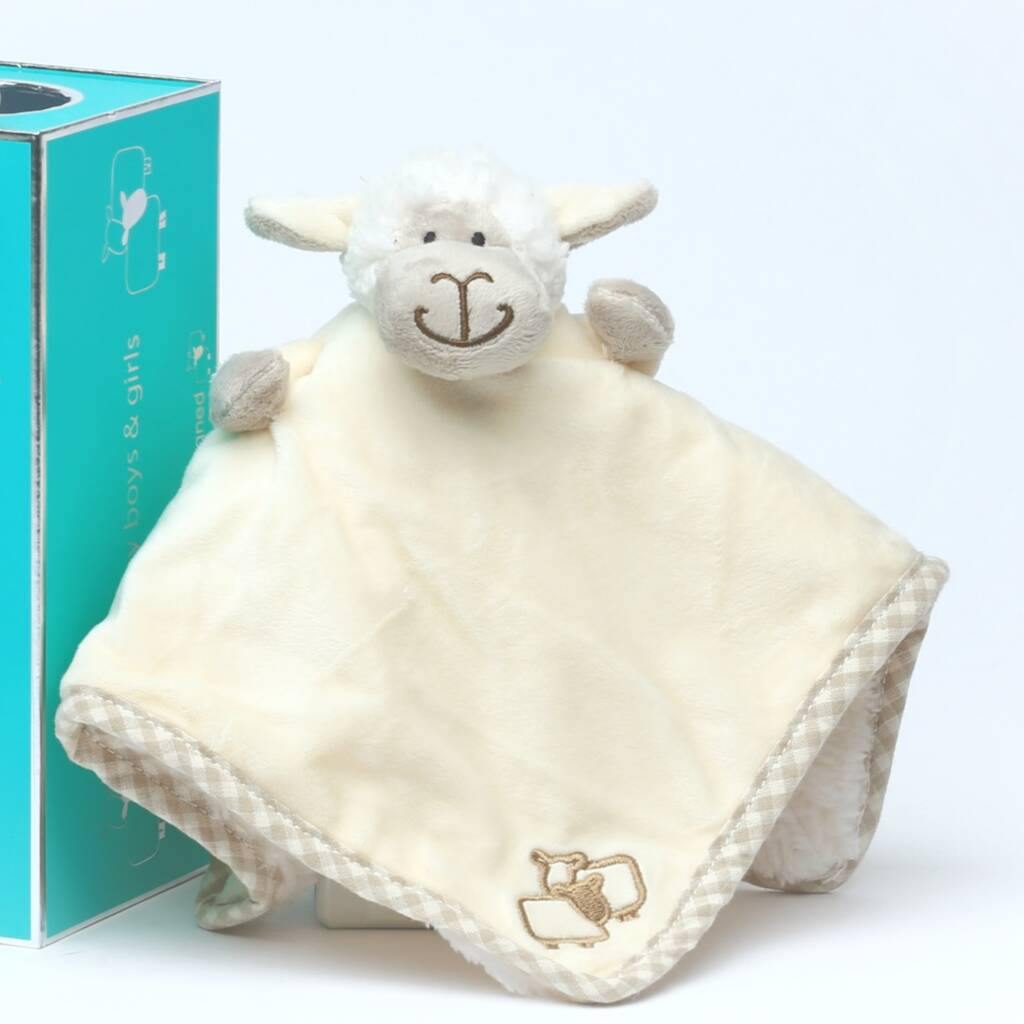 Sheep Soother Finger Puppet - TwoBeeps.co.uk