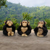 Three Wise Chimps 8cm Ornament