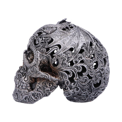 Cranial Drakos (Silver) 19.5cm Ornament