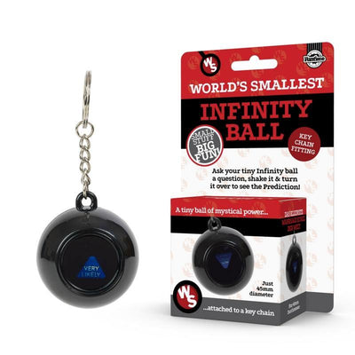Worlds Smallest Infinity Ball on Keychain - TwoBeeps.co.uk